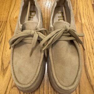 Hush Puppies Bridget Tan Moccasin Loafers, NWOT, Sz 8.5W